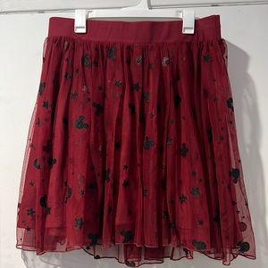 Torrid- Disney Mickey Polka Dot Mini Tulle Skater Skirt